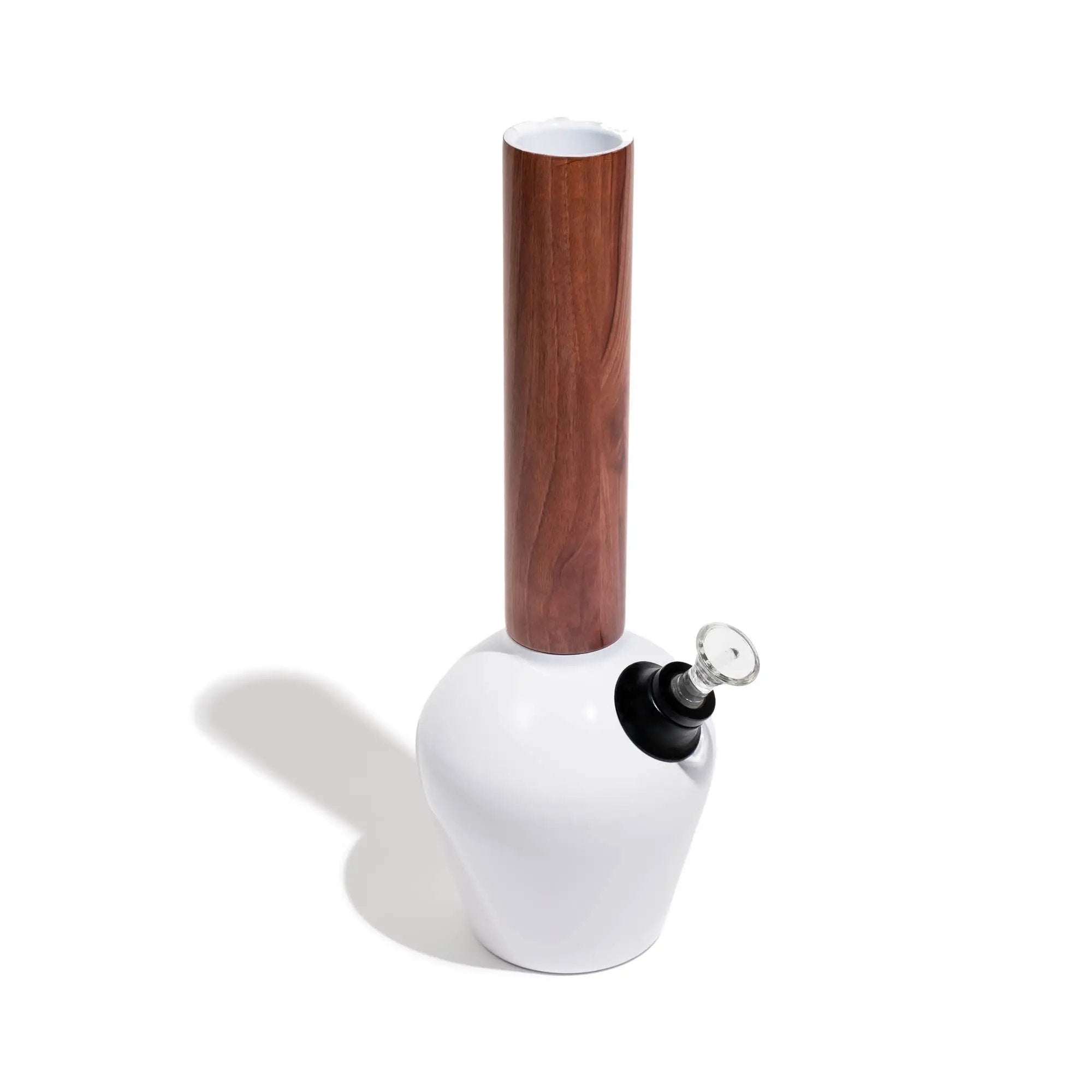 Gloss White & Cherry Wood Combo by Chill Steel Pipes