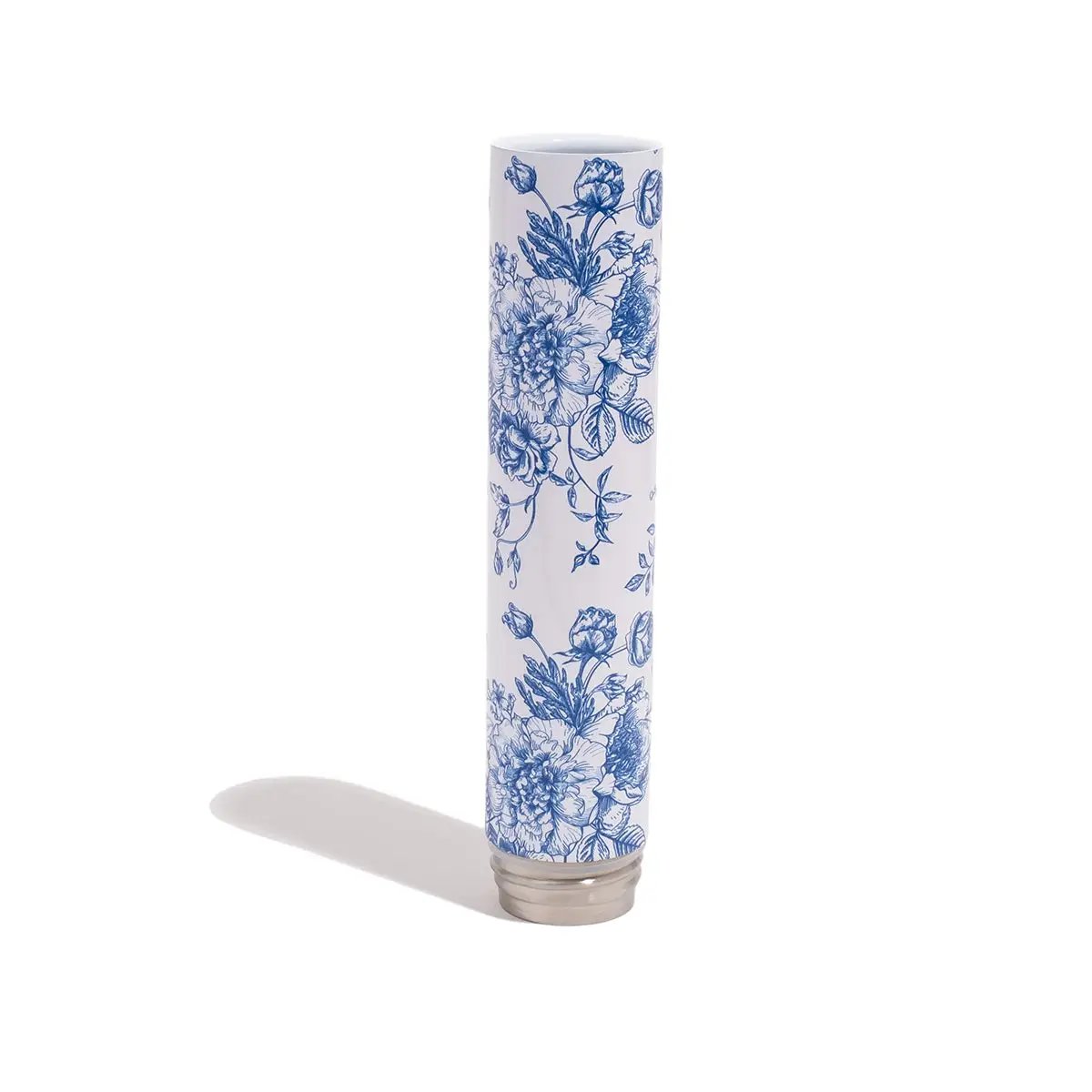 Gloss White & Blue Floral Combo by Chill Steel Pipes