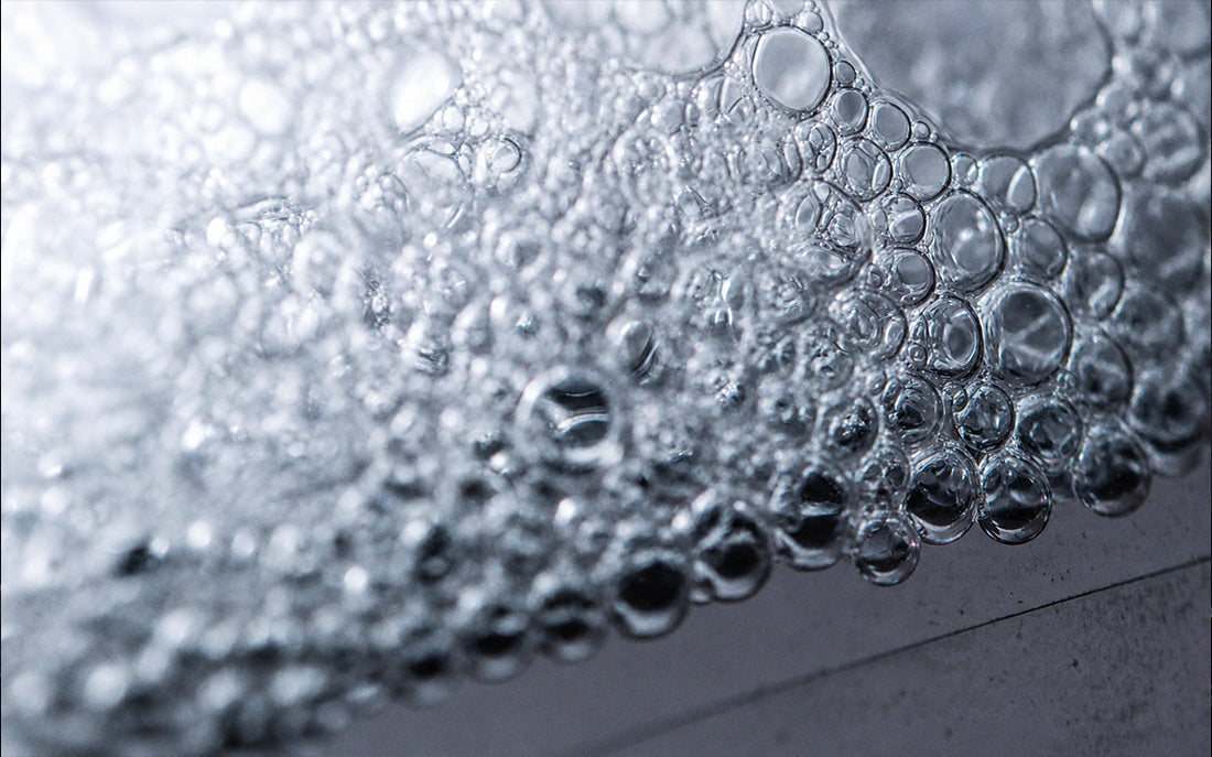 Tiny filtration bubbles from a bong