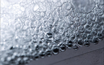 Tiny filtration bubbles from a bong