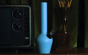 Retro TV with vase and pencil holder