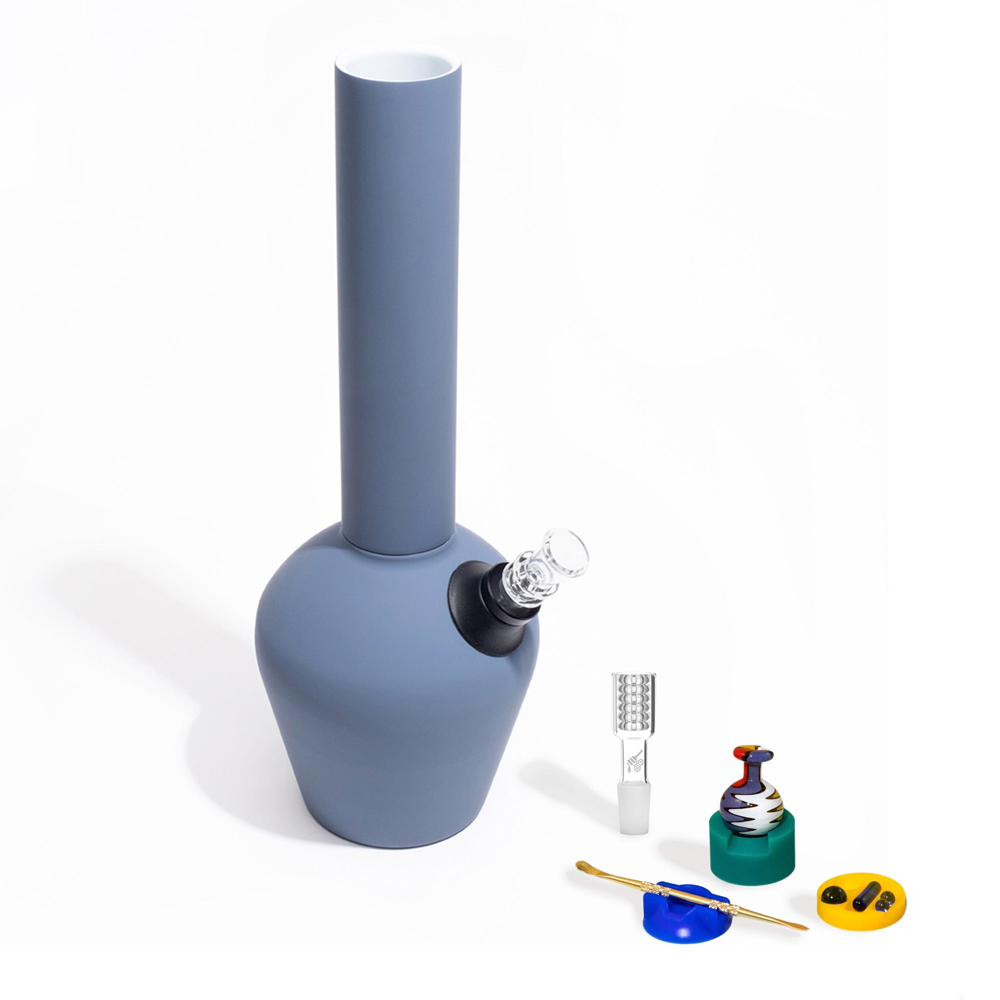 Chill - 710 Dab Day Bundle - Steel Blue Rubberized