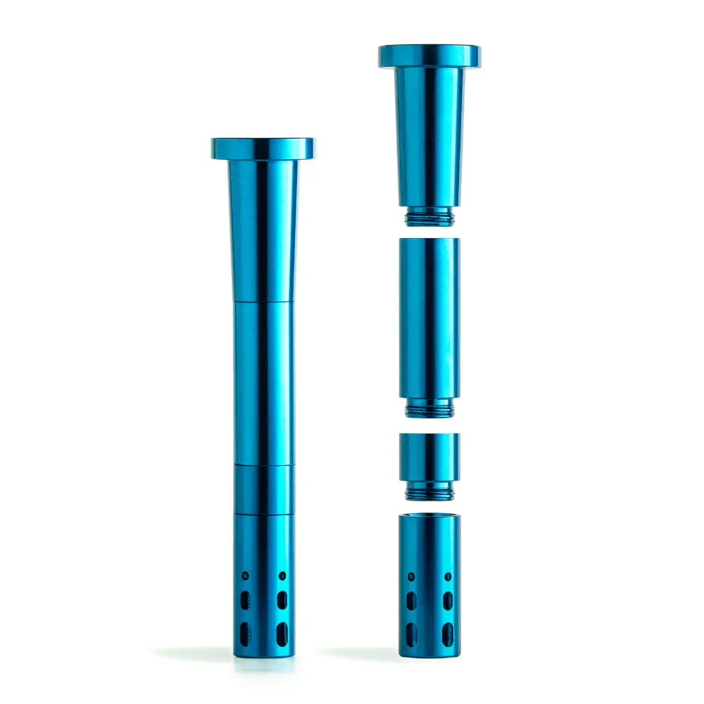 Chill - Aqua Blue Break Resistant Downstem by Chill Steel Pipes