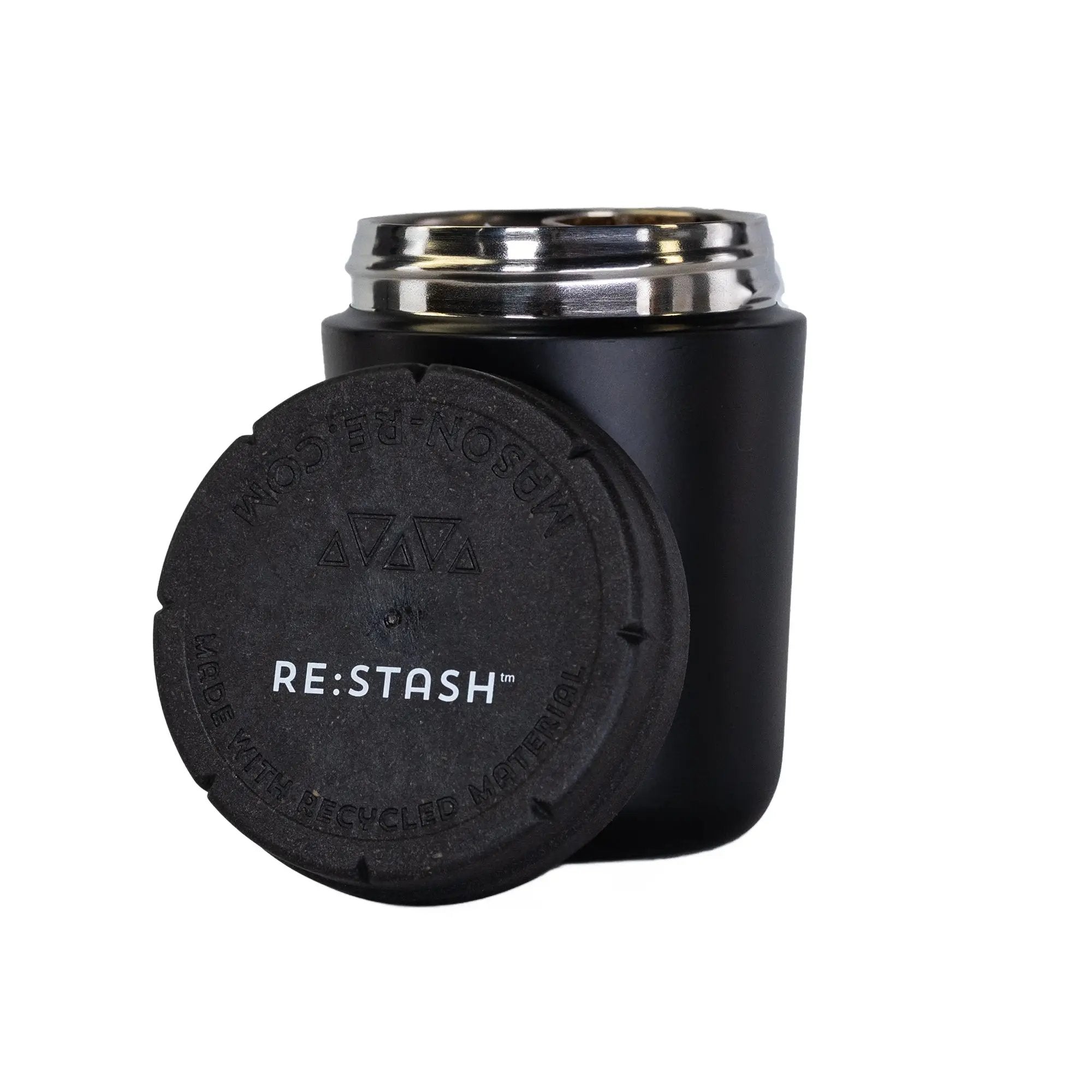 Re:Cache - Storage Container - Matte Black – Chill Steel Pipes