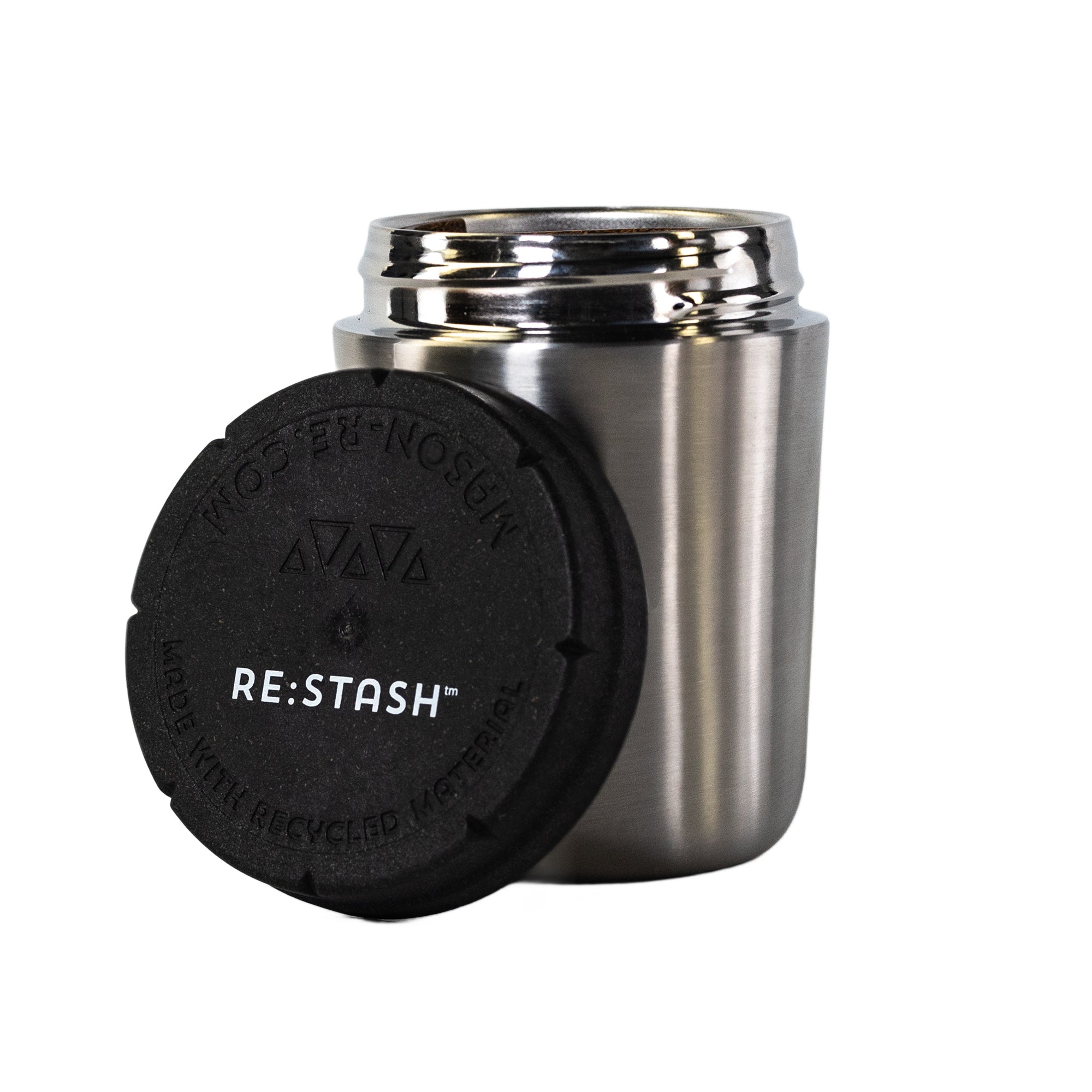 Re:Cache - Storage Container - Stainless Steel – Chill Steel Pipes